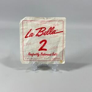 VTG La Bella Guitar Strings Envelope E. & O. Mari Inc. Red Collectible USA OS